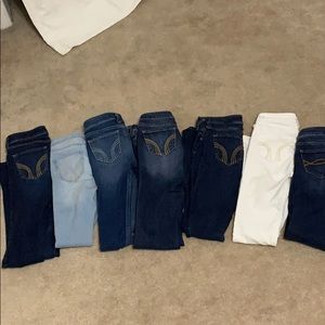 7 pairs of skinny jeans